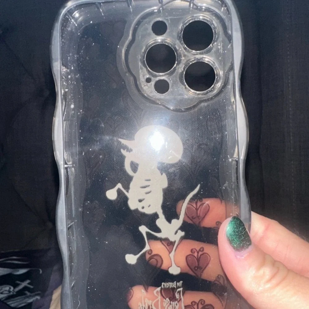Skeleton Design Phone Case - Gray